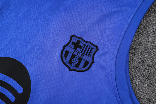 Barcelona sleeveless Training Football Jersey