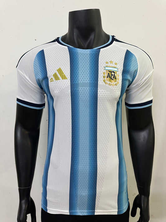 Argentina 26 Home Football Jersey