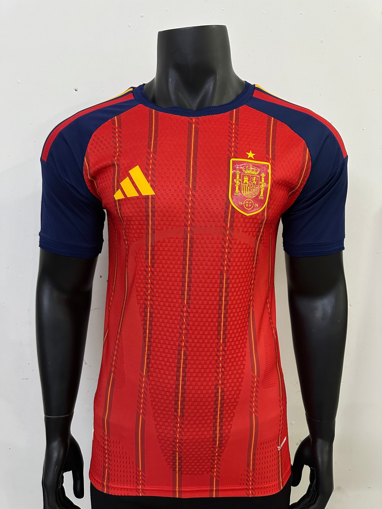 Spain 26 Home Football Jersey