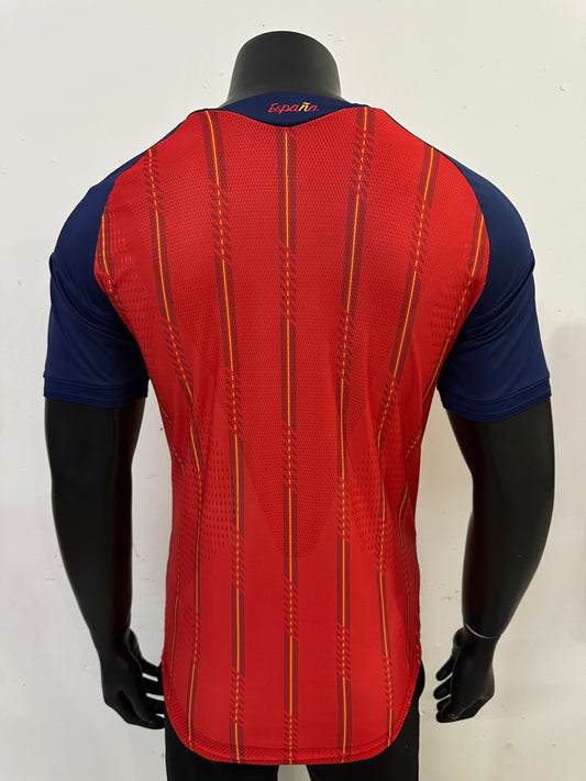 Spain 26 Home Football Jersey