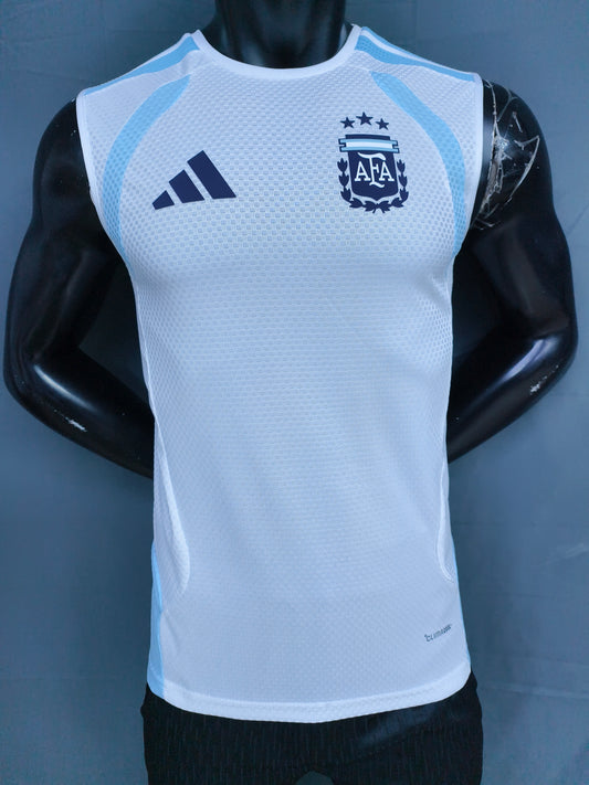 Argentina sleeveless 2026 Training Football Jersey
