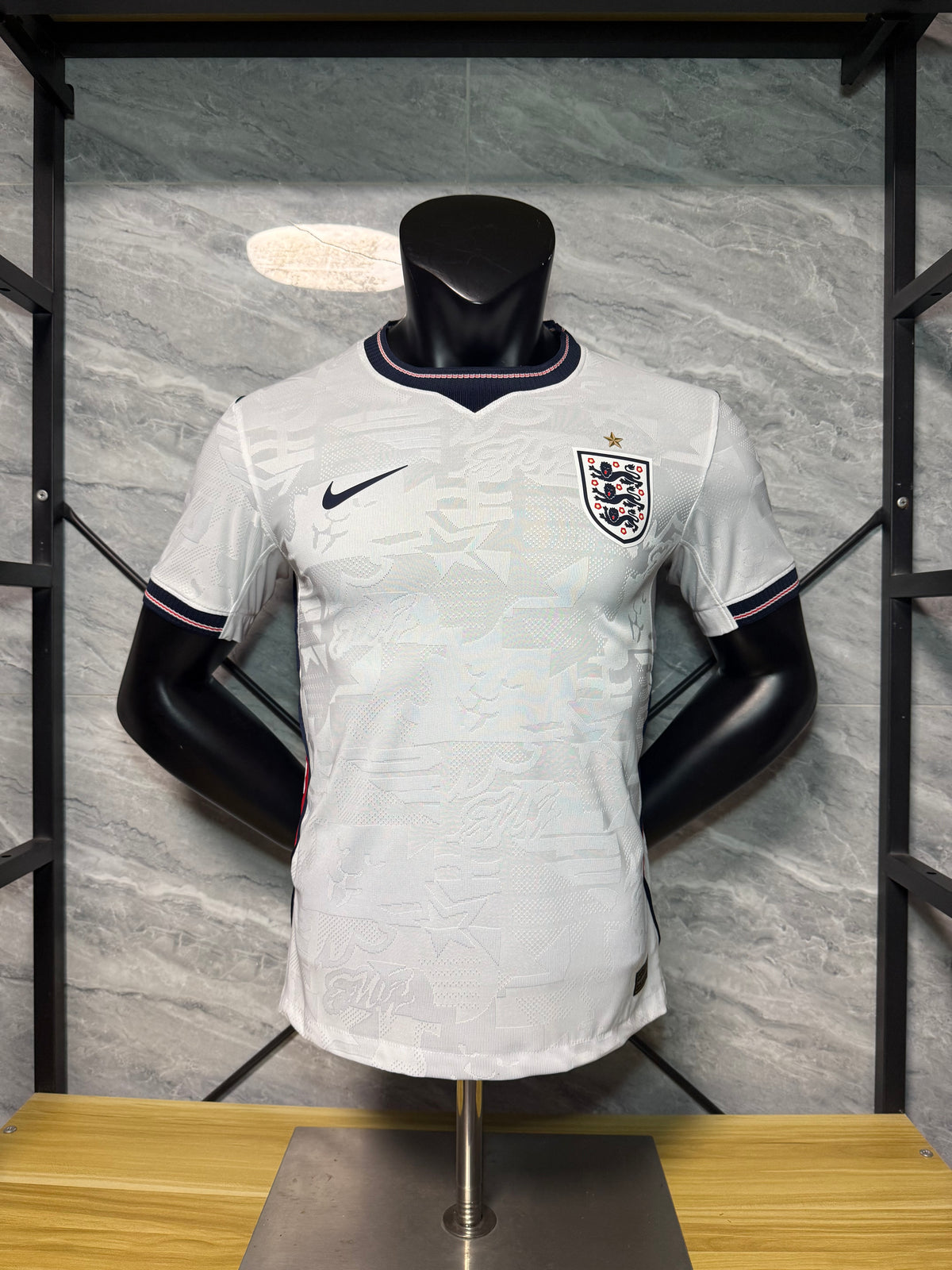 England 26 Home Football Jersey
